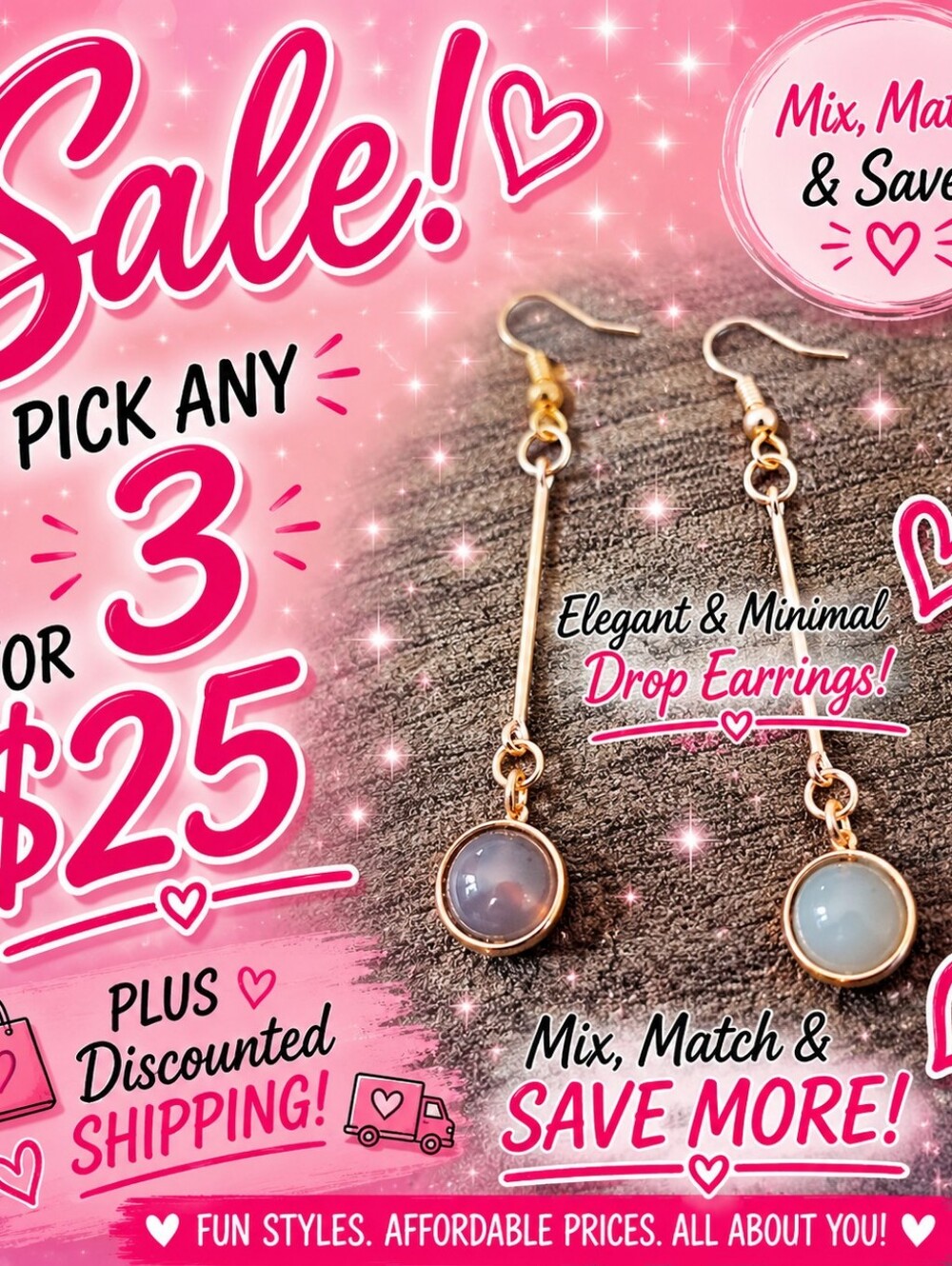 Gold Tone Opalite Dangle Earrings Long Drop Iridescent Statement Jewelry